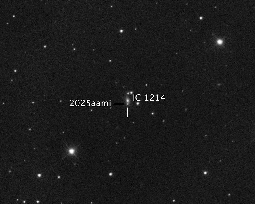 Supernova 2025aami in galaxy IC 1214