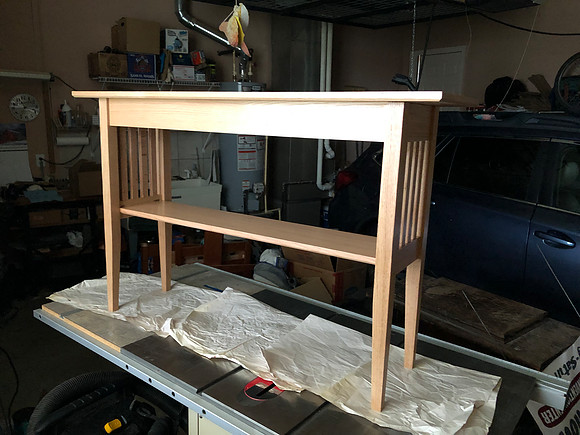 Oak Hall Table
