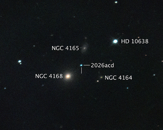 Supernova 2026acd in Galaxy NGC 4168