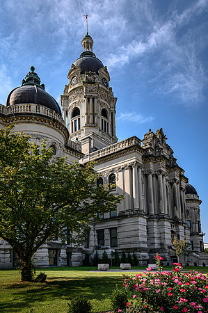 Old Vanderburgh County Indiana Courthouse