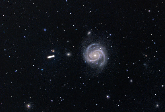 Dwarf Planet Ceres and Spiral Galaxy M100