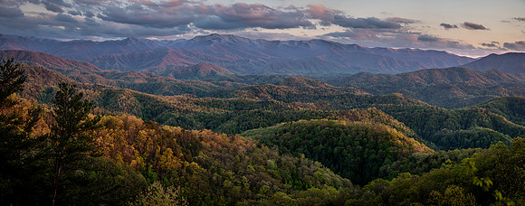 Foothills Parkway Panorama