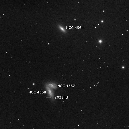 Supernova 2023ijd in NGC 4568