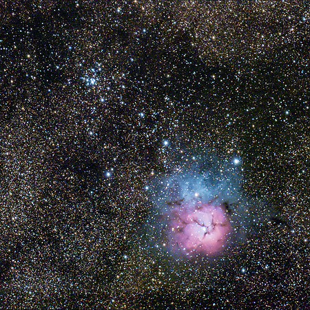 Trifid Nebula, M20 and M21