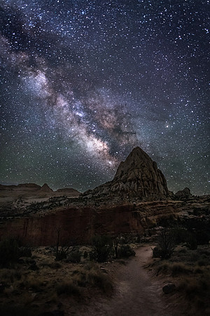 Milky Way Over Pectol's Pyramid