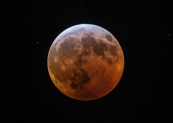 Total Lunar Eclipse & Stars