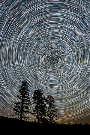 Circumpolar Star Trails