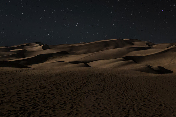 Great Sand Dunes by Moonlight