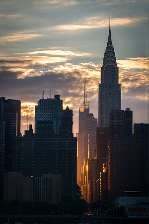 Chrysler Building Sunset