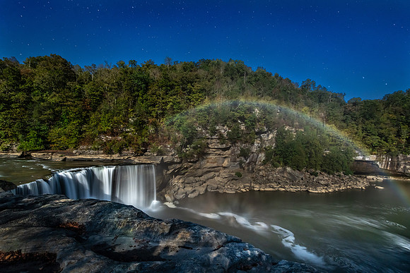 Moonbow over Cumberland Falls