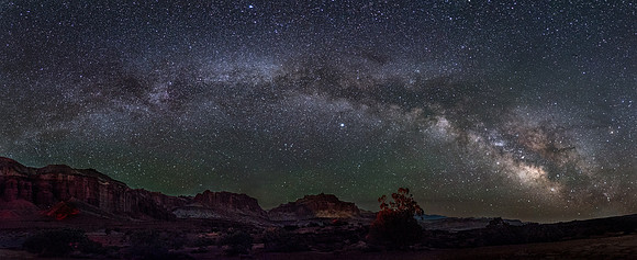 Milky Way Panorama from Panorama Point