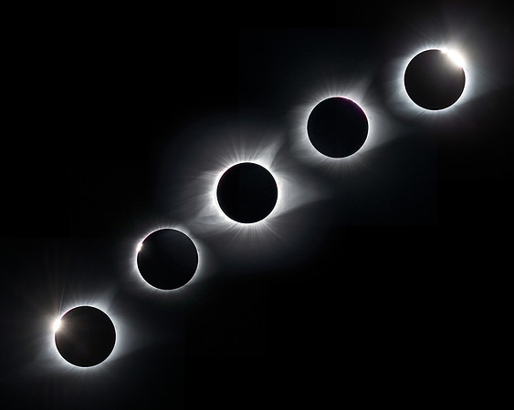 Total Solar Eclipse Sequence