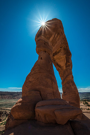 Delicate Arch Sunburst