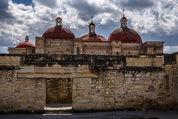 Mitlan Church and Ancient Wall