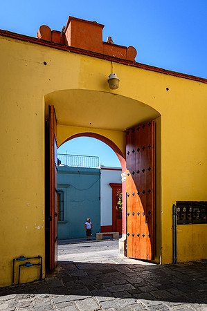 Oaxaca City Church Gate