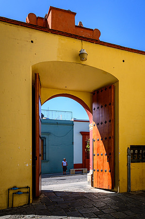 Oaxaca City Church Gate