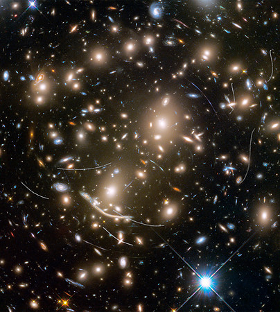 Hubble Sees Nearby Asteroids Photobombing Distant Galaxies