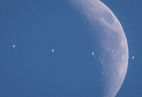 ISS Lunar Transit