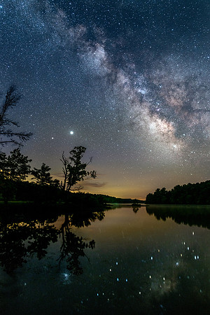 Milky Way above Yellowwood Lake