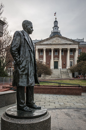 Thurgood Marshall Statue, Statehouse, Annapolis, Maryland