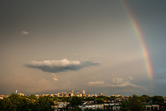 Stormy Baltimore Sunset