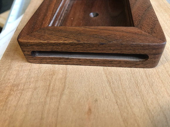 Walnut Door Sign