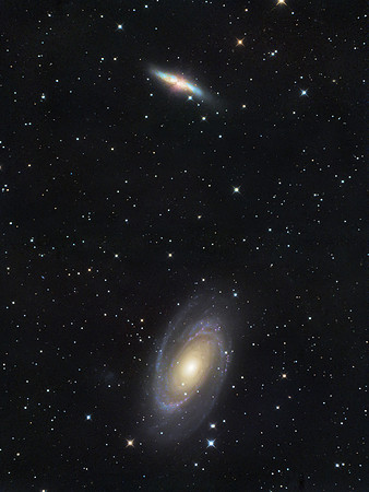 Galaxies M81 and M82